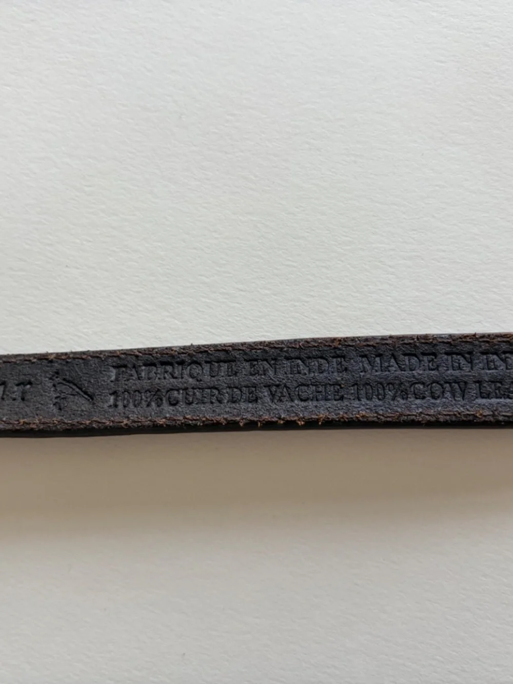 SOEUR Paris Snake Embossed Leather Belt Brown Gold Buckle Size M Matching Handba